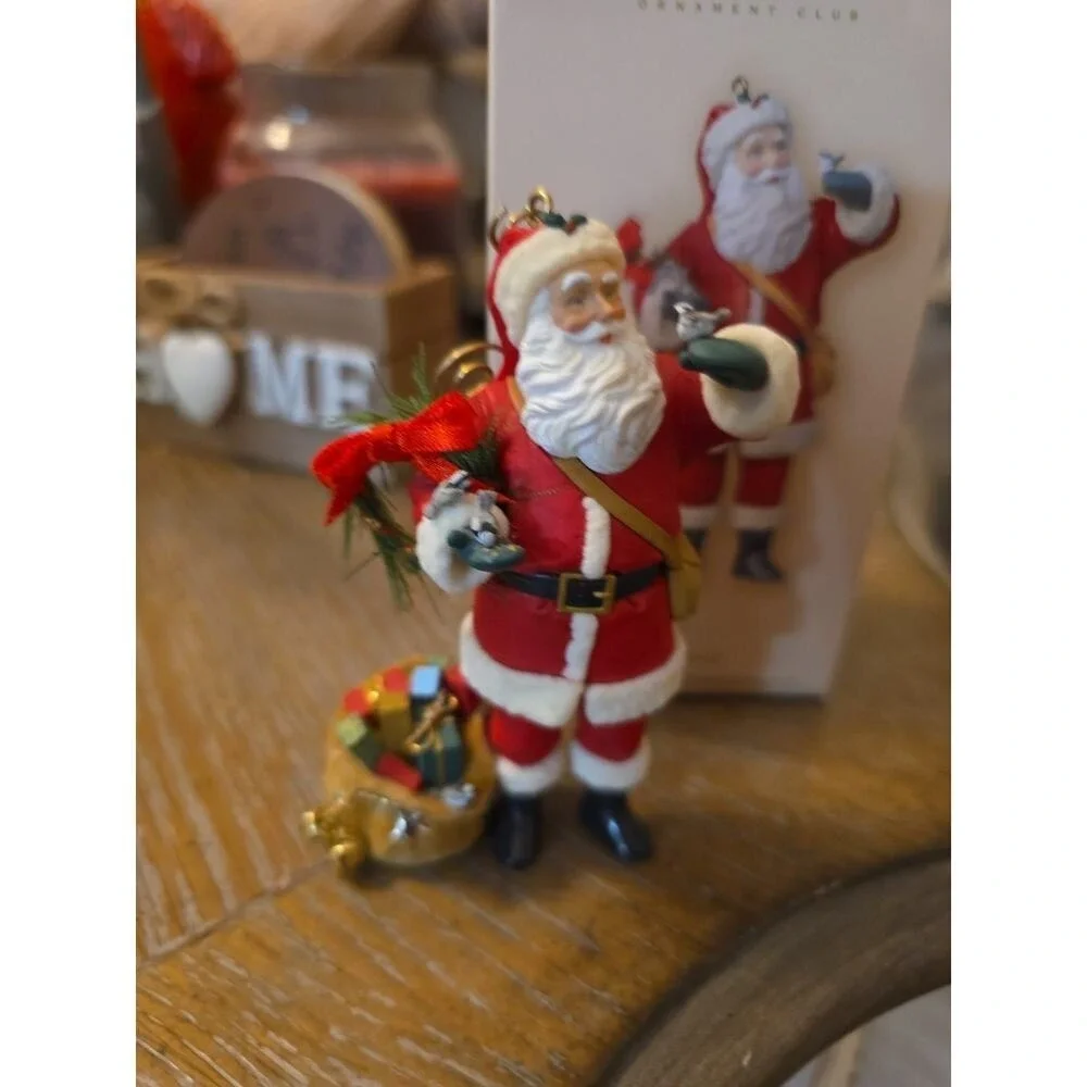 Hallmark‎ Keepsake Club Santa's Visit Christmas Ornament - NIB
